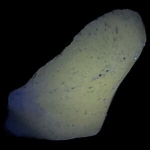 Opalescent‎ Blue Art Glass Cullet Glowing Manganese Slag Glass #5GX30